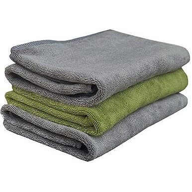 Yellow Weaves Super Soft Microfiber Hand Towels, Gym & Workout Towels 400 Gsm, Multicolour 1, Set Of 3