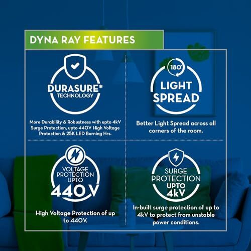 Crompton B22D Led (White Lamp, 30W) Led30Dfcdl_Pack Of 10