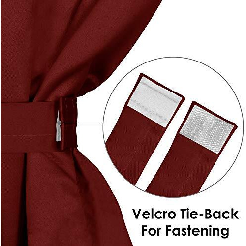 Story@Home Blackout Door Curtains 7 Feet Set Of 1 | Plain Design | 90% Room Darkening | Thermal Insulated Curtains | Curtain For Living Room | (116 X 215 Cm, Maroon) | Perfect For Home Decor