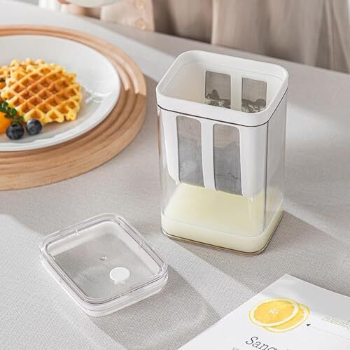 E-Cosmos Multipurpose Greek Yogurt & Curd Maker Hung Curd - 1100Ml | Durable, Bpa-Free | Easy Homemade Yogurt & Cheese (Yogurt Maker)