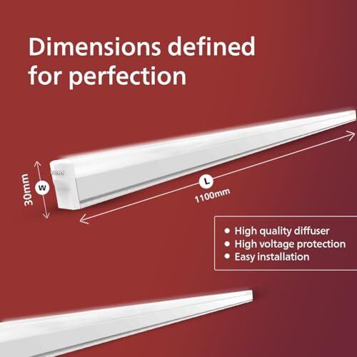 Philips 20W Ujjwal Led Batten, Led Tubelight For Home, Cool Day Light, Pack Of 3