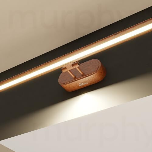Murphy 12W 3-In-1 Color Chnaging Wooden Finish Led Mirror Picture Wall Light,Bathroom Vanity Led Mirror Light With 2 Year Warranty (Cool White/Warm White/Natural White)-Pack Of 1