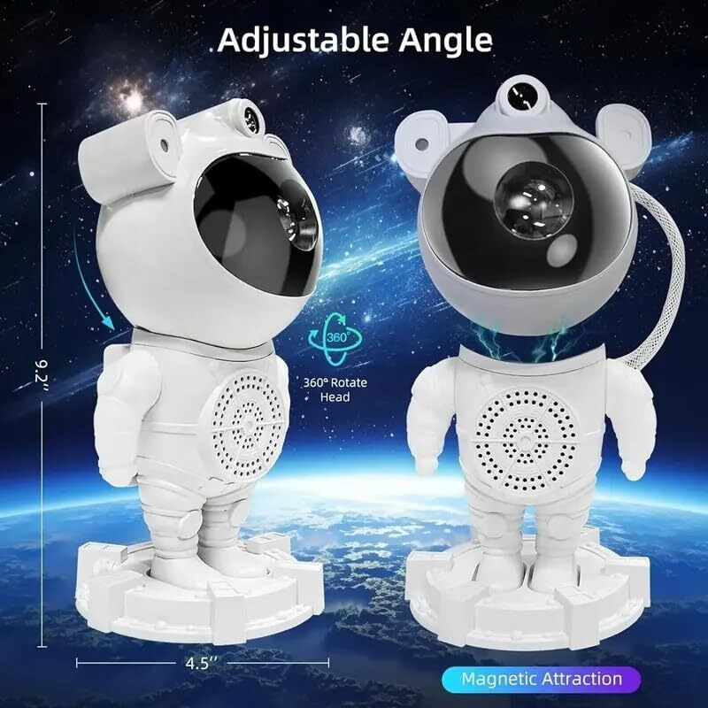 One94Store Astronaut Galaxy Projector Night Light With Speaker  360 Rotating Nebula Star Projector, Remote Control, Timer & Adjustable Head  Led Starry Sky Lamp For Kids Room, Gaming, Home & Party