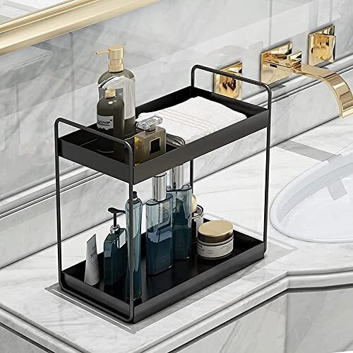 Zepdos Stainless Steel Kitchen Rack Organizer, Spice Rack For Kitchen, Shelf Rack Kitchen Pantry Storage Organizer Rack, Kitchen Racks And Shelves Rack, Self Rack Stand (Countertop Storage Rack)