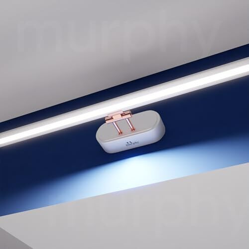Murphy 6W 3-In-1 Color Chnaging White Finish Led Mirror Picture Wall Light,Bathroom Vanity Led Mirror Light With 2 Year Warranty (Cool White/Warm White/Natural White)-Pack Of 1