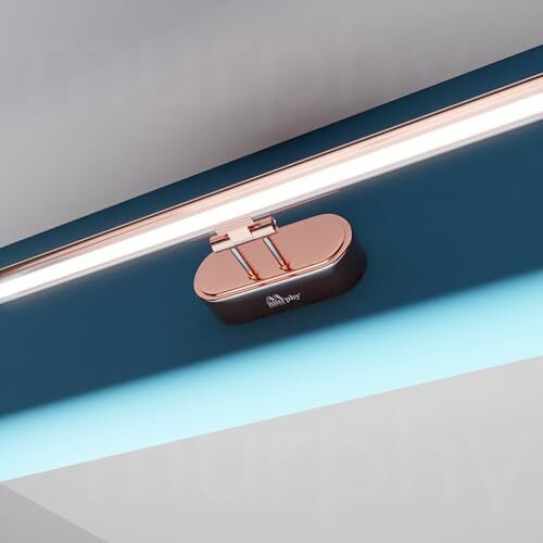 Murphy 12W 3-In-1 Color Changing Full Copper Finish Led Mirror Picture Wall Light,Bathroom Vanity Led Mirror Light With 2 Year Warranty (Cool White/Warm White/Natural White)-Pack Of 3