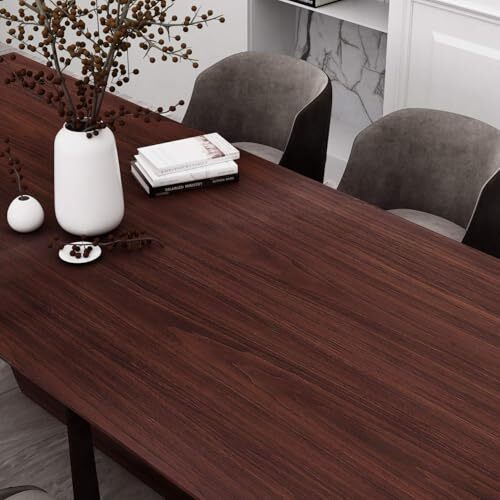 Woohome Self-Adhesive Wooden Sticker Waterproof Vinyl Stickers For Furniture, Walls, Kitchen, Bathroom, Bedroom, Wardrobe, Decorative (12 X 24 In)
