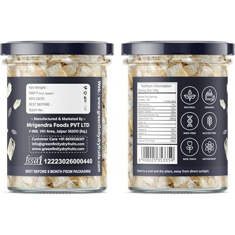 Greenfinity Gond Katira (Tragacanth) 100 Grams| Pure & Natural Edible Gond | Cooling & Digestive | 100% Vegetarian