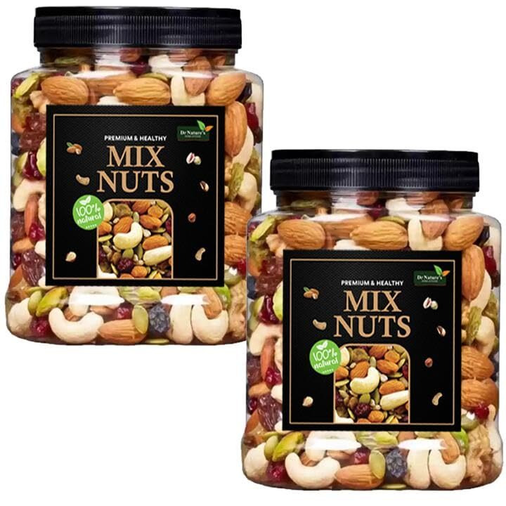 Dr NatureS Herbs And Foods | Premium Mix Dry Fruits |Healthy& Delicious Mix Nuts| Almonds,Cashews, Pistachios, Raisins,Apricots, Kiwi, Dry Dates, Walnuts, Fig,Mango,Pineapple 400Gm