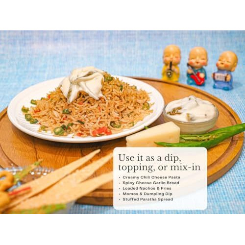 Eat Atlas Ema Datshi | Cheesy Spicy Dip | Authentic Flavour Of Bhutan | 100% Cheese, No Mayo | Guilt-Free, Ready-To-Eat (200Gm)