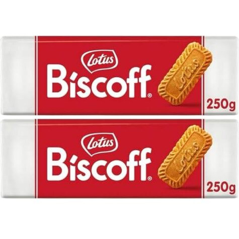 Celebrino Bis-Coff Lotus | Belgian Speculoos | Caramelized Biscuit Cookies |Choco| Non-Gmo And Vegan | 250G | Pack Of 2