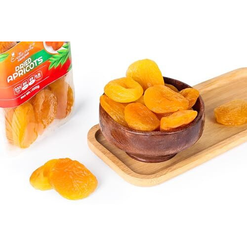 Exotic Crate Premium Dried Apricots | 200G | Soft & Juicy Turkish Apricot Dry Fruits | Naturally Sweet & Healthy Snack | Gluten-Free, Non-Gmo & Rich In Fiber Pack 1