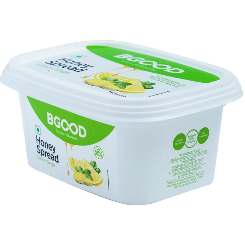 Bgood Honey Spread Chocolate Millet & Lemon Ginger For Kids | Combo Pack (2 X 250G) | No Added Sugar, No Preservatives, Gluten Free | Rich In Protein