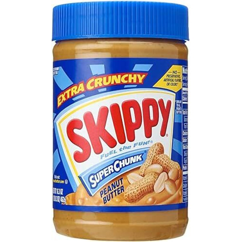 Skippys Extra Crunch Peanut Butter Spread On The Smiles With Creamy Peanut Buttery Perfection 462G