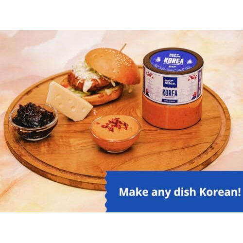 Eat Atlas Korean Cheesy Dip | A Very Comforting & Authentic Dip Of Korea Gochujang | Ready-To-Eat (200 Gms)