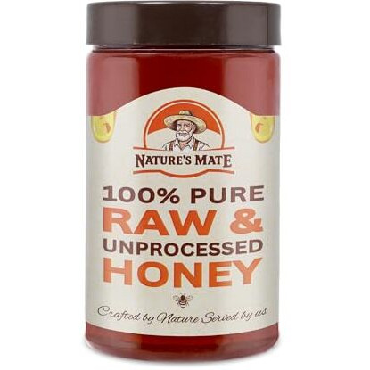 Nature's Mate Raw & Unprocessed Honey, 1 Kg
