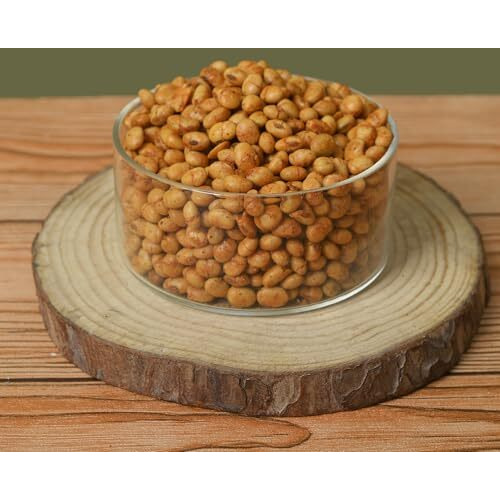 Tummy Pops Roasted Soyabean Masala | Protein-Rich & Crunchy Snack | Healthy, Wholesome & Nutritious Namkeen | Spicy Flavored | 300Gm Pack