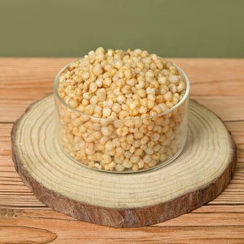 Tummy Pops Roasted Bajra Puffs | Crunchy & High-Fiber Pearl Millet Snack | Low-Calorie & Tasty Namkeen | Spicy Masala Flavor | 200Gm Pack