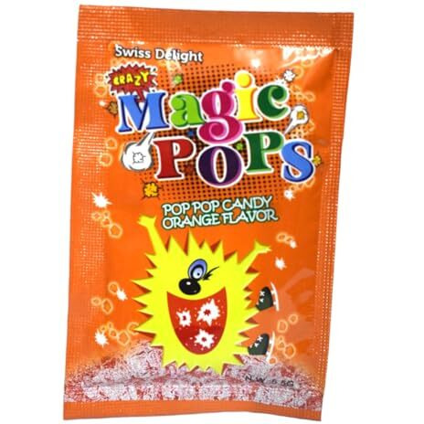 Magic Pops Popping Unique Candy Box 200Gm (Orange Flavor)