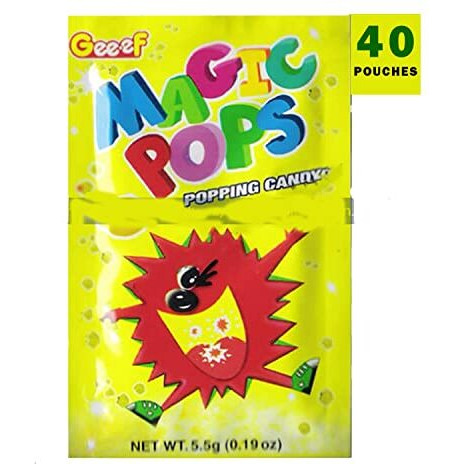 Magic Pops Popping Unique Candy Box 200Gm (Lemon Flavor)