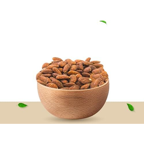 Kitchensmith Jumbo Salted Almond 250 Gm | Badam Giri, Naturally Sourced Crunchy Badaam, High In Antioxidant | Naturally Sweet And Tasty | Energy Booster | Dry Fruits (Air Tight Pouch)