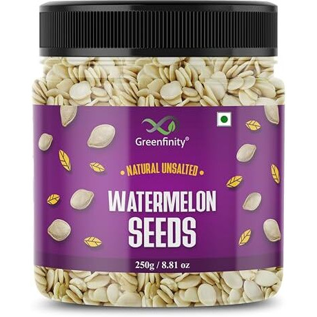 Greenfinity Watermelon Seeds Helps In Sugar Control & Provides Quick Energy, High In Protein, Potassium, Magnesium & Iron Magaj Beej - 250 G