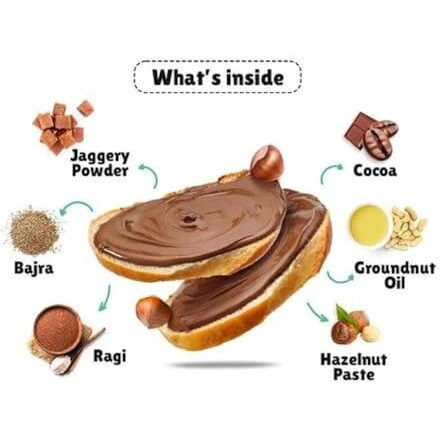 Little Joys Chocolate Spread | 750G | Sweetened With Jaggery | With Rich Hazelnut, Cocoa, Ragi & Bajra | No Refined Sugar, No Palm Oil, No Preservatives |