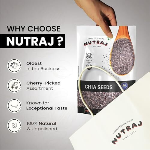 Nutraj Seeds Combo 800G | Pumpkin, Chia, Flax & Sunflower Seeds 200G Each | Seeds For Eating | Seed Cycling | Seed Cycling Seeds Combo