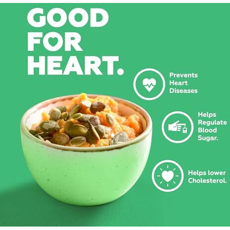 Yogabar Pumpkin Seeds 850Gm - Rich In Dietary Fibre - Diet Food Healthy Snacks, Rich Source Of Zinc And Antioxidants