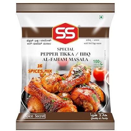 Ss Masalas Bbq Chicken Masala Powder 1Kg (500G Pack Of 2) | Spicy & Smoky Bbq Marinade Mix | Perfect For Grilled & Roasted Chicken | No Preservatives