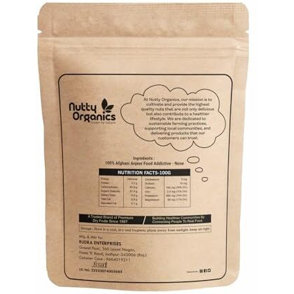 Nutty Organics Premium Dried Afghani Anjeer 250 Gm | Rich In Fiber | Rich In Nutrients | Packed With Fiber & Nutrients For A Healthier, Happier You | Anjeer Dry Fruit