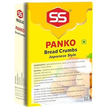 Ss Masalas Panko Breadcrumbs | 70G Pack Of 4 (280G) | Light & Crispy Coating For Frying & Baking | Perfect For Chicken, Fish, Shrimp, And Cutlets