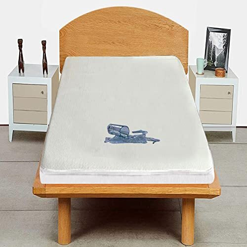 Trance Cotton Feel Terry Ultra Soft Waterproof Mattress Protector | Breathable - Hypoallergenic Mattresses Cover (75X36 Inch | 6.25X3 Feet, White - Pack Of 1)