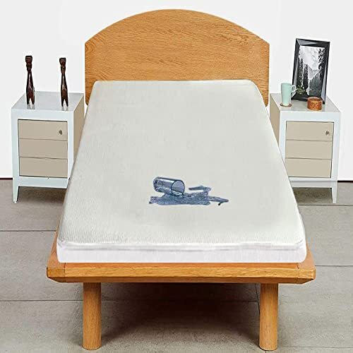 Trance Cotton Feel Terry Ultra Soft Waterproof Mattress Protector Sngle Bed Size| Breathable - Hypoallergenic Mattresses Cover (78X36 Inch | 6.5X3 Feet, White - Pack Of 1)