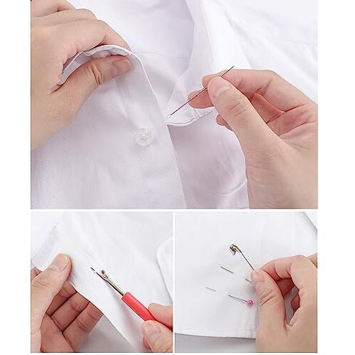 Portable Sewing Kit, Fapiwen Home Sewing Kit, Diy Sewing Supplies For Adults And Kids, Sewing Supplies And Accessories Contains 12 Spools Of Thread Of 100M, Sewing Needles And Tape Measure Etc