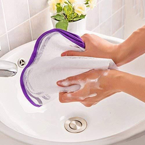 Helsta Protective Insulated Ironing Mesh For Clothes Delicate Garment Cloth Guard Home Press Mat Heat Resistant Reusable & Washable, Multicolours Standard