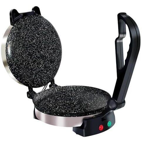 Libra Roti Maker Machine - Electric Roti Maker With Non-Stick 8.5Inch Plates And Durable Handle, Auto Temperature Control Chapati Maker Machine With Indicator Lights