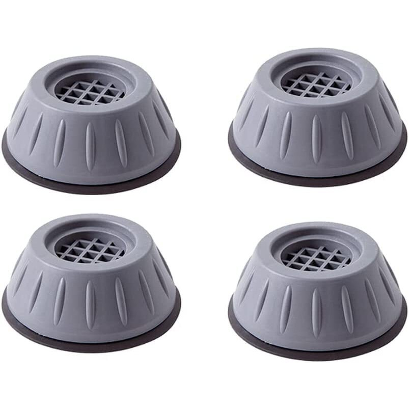Nirency Washing Machine Stand - Anti Vibration And Non Slip Pads, Foot Pad Rubber, Shock Absorber