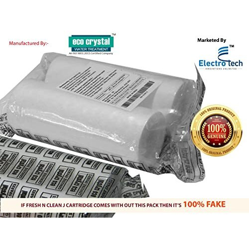 Ecocrystal Cartridge For Fresh And Clean J, 5 Inch (Pack Of 3)