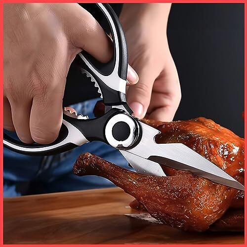 Wolpin Multipurpose Versatile Scissors For Kitchen Stainless Steel Heavy Duty General Use Art & Craft Home Office
