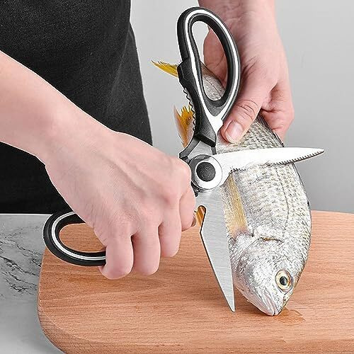 Wolpin Multipurpose Versatile Scissors For Kitchen Stainless Steel Heavy Duty General Use Art & Craft Home Office