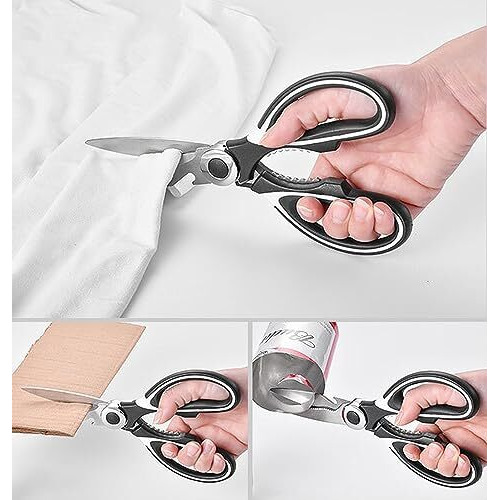 Wolpin Multipurpose Versatile Scissors For Kitchen Stainless Steel Heavy Duty General Use Art & Craft Home Office
