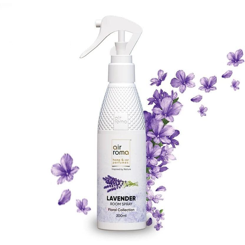 Air-Roma Lavendar Air Freshener Spray, 200Ml | Long-Lasting Odor Eliminator For Home, Hotel Room & Office