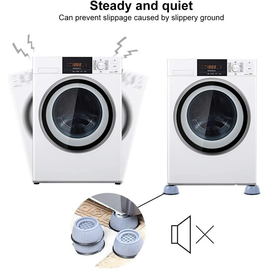Xariya Anti Vibration Pads For Washing Machine, Washing Machine Stand, Washing Machine Legs Gripper, Shock Absorber For Washing Machine, Non Slip Pads For Washing Machine