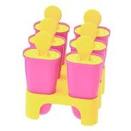 Ikea Ice Lolly Mould/Maker, Pack Of 6, Fill With Juice, Fruits, Icecream. Height10 Cm (Polypropylene Plastic)