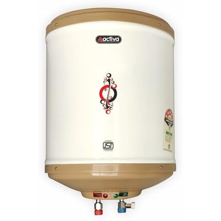 Activa Amazon 10 L Instant 3 Kva (0.8Mm) Special Anti Rust Coated Tank Geyser With 5 Year Warranty, Abs Top Bottom, (Ivory),Wall