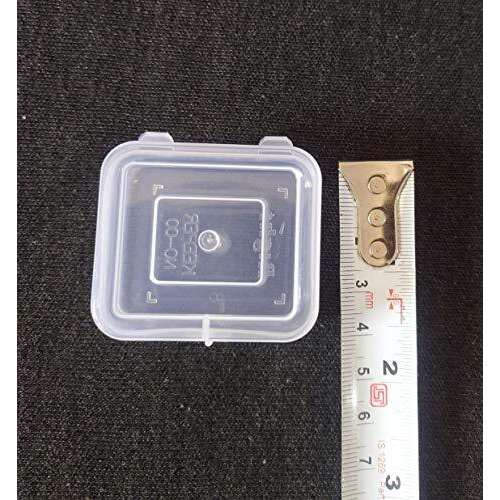 Right Small Containers Plastic Clear Boxes With Lock Lid 10 Ml (Pack Of 24)(Size 4Cmx5Cm)