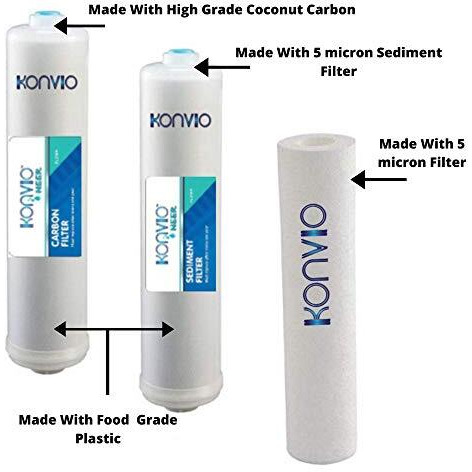 Konvio Neer Water Purifier Maintenance Service Kit For All Type Ro Water Purifier (Mineral, Yearly With Pf), 20 Liter /Hour - White