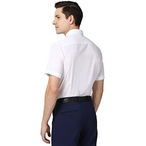 Peter England Men's Regular Shirt (Peshonubq95272_White 46)