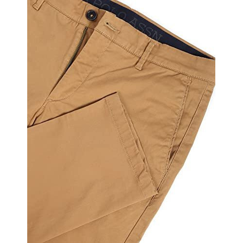 U.S. Polo Assn. Men's Slim Casual Pants (Ustro0514D_Khaki_34)